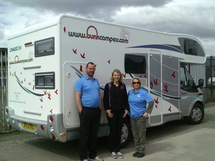 Katrin Kontiki Saga visits Scotland Campervans for Hire