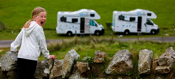 What campervans and motorhomes can I hire in ireland