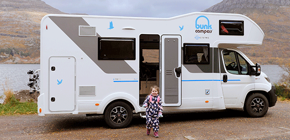 Motorhome hire with kids