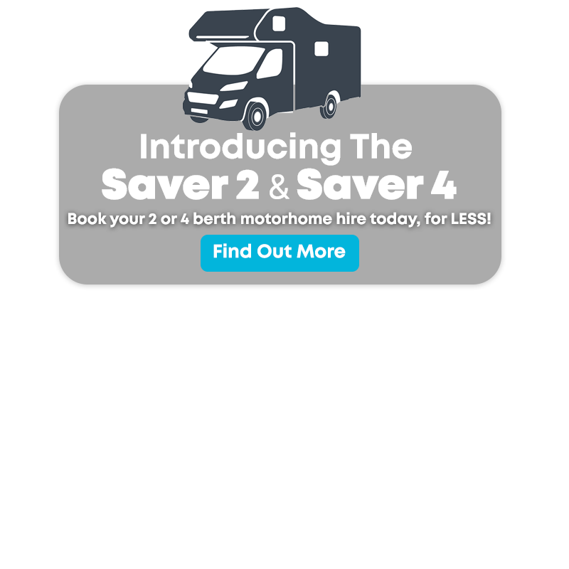 Saver 4 or Saver 2 motorhome hire